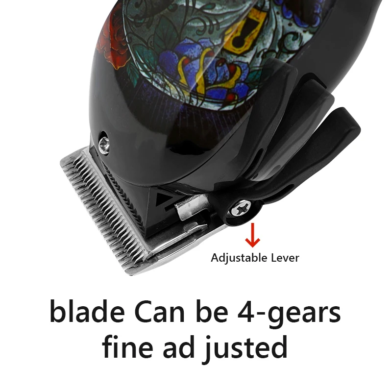 Wireless Salon Hair Clipper Professional Hair Trimmer Men Electric Powerful Motor Barber Cutting Machine Lithium Battery