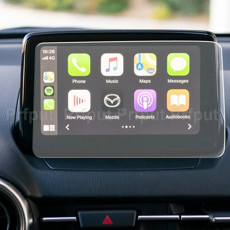 Tempered Glass Screen Protector Film For Mazda 2 sedan Car radio GPS Navigation Screen Cover