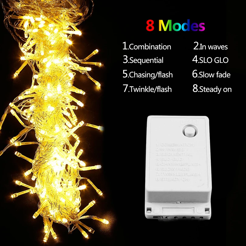 Гирлянда светодиодная 4 5 м 100 светодиодов|icicle string lights|string lightsoutdoor decorative lighting |