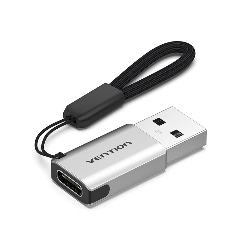 Vention USB To Type-c Converter Adapter USB 3.0 Male to USB 3.1 Type C Female for Laptop Samsung Xiaomi Earphone Type-C Adapter usb female to phone jack adapter Adapters & Converters