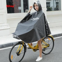 Высококачественный мужской женский плащ-дождевик для велоспорта, велосипеда, дождевик, пончо с капюшоном, ветронепроницаемый дождевик, чехол для скутера