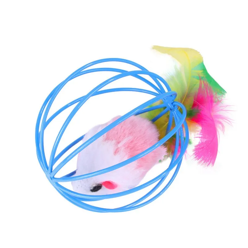 

Rod And Mouse Kit, 20 Sets Cat Stick Bell Ball Feather Toy Creative Cat Interactive Cat Play Toy