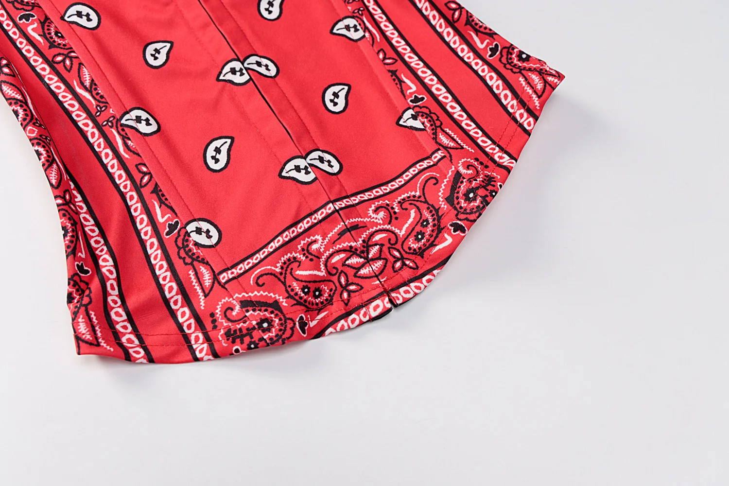 Espartilho do Vintage para Desgastar Bonito Sexy Clube Bustier Colheita Tanque Topo Vermelho Preto Azul D15bi13 Bandana Impresso 2021 23 High Quality Moda Feminina