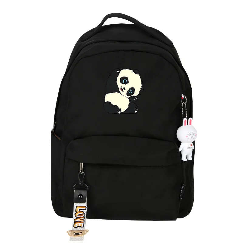 Корейский милый пончик женский маленький рюкзак панда рис ролл Bookbag
