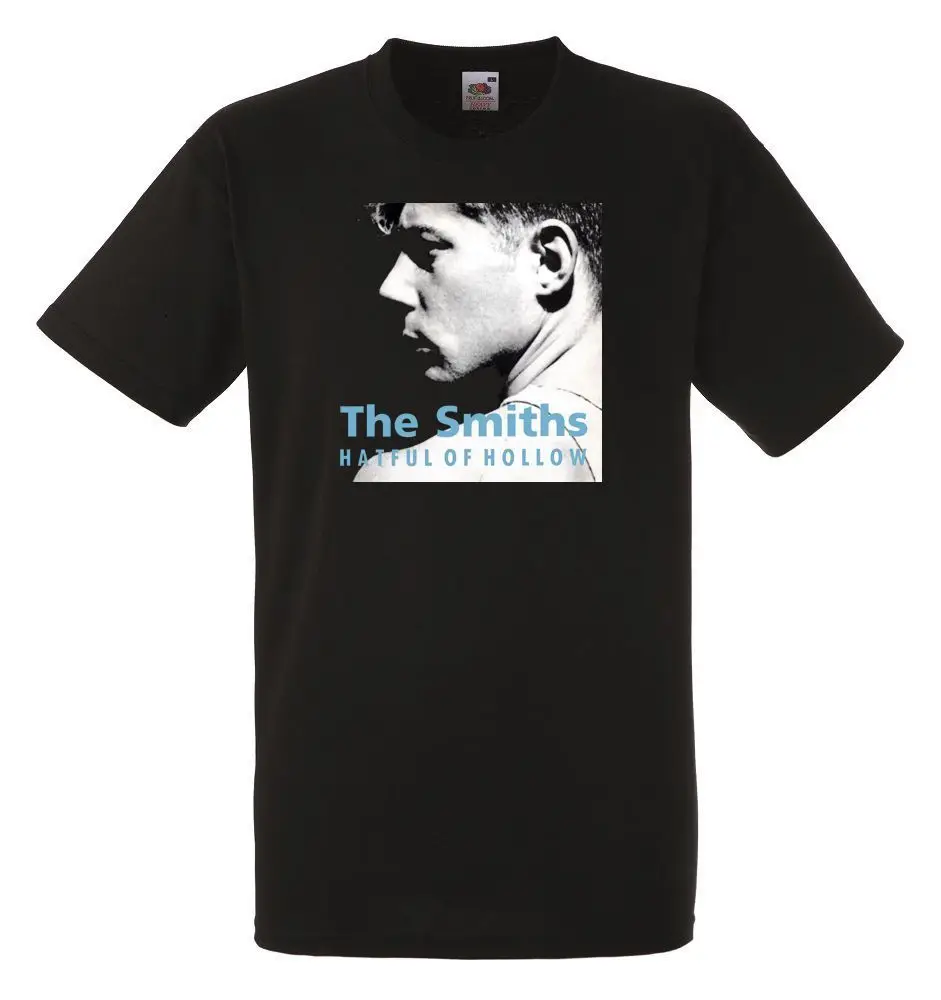 THE SMITHS HATFUL OF HOLLOW Black Herren T-shirt Men Rock Band Shirt Round Collar Short Sleeve T Shirts Top Tee PLUS SIZE |