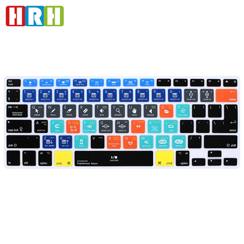 Накладка на клавиатуру из силикона для Macbook Air 13 дюймов Pro 15 17 | Компьютеры и офис