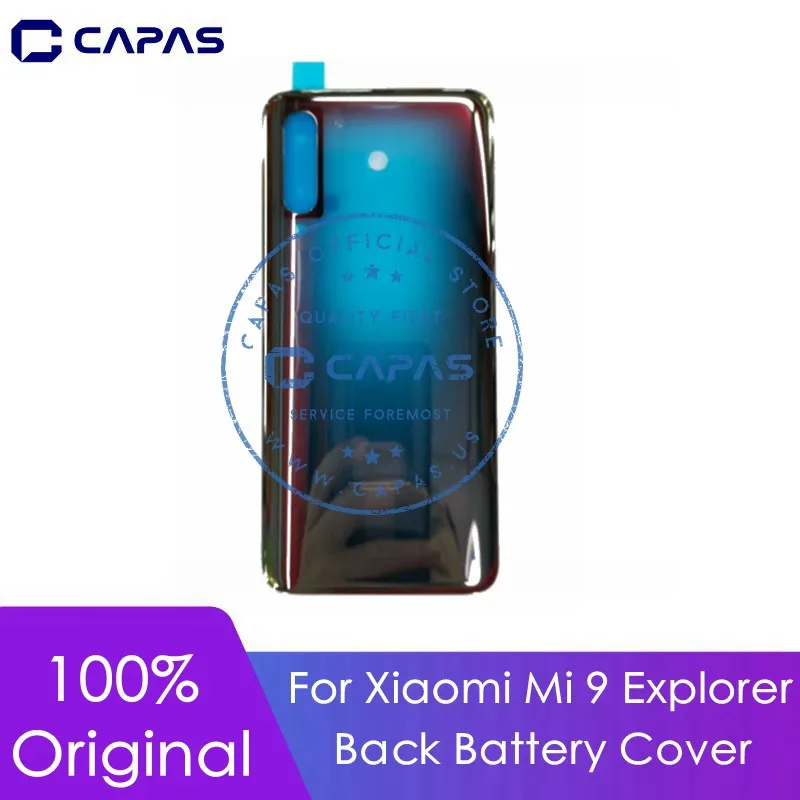 Для Xiaomi mi 9 проводник задняя крышка батарейного отсека стекло+ пластик для mi 9 проводник запасной Корпус Запасные части
