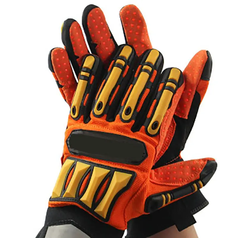 Outdoor Rescue Mechanical Gloves Anti-collision Wear-resistant Non-slip Oil Proof Shockproof Hand Protection Safety Work Gloves