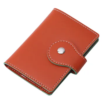 

Candy Color Card Holder Package Double Buckle Passport cover Bags Business Credit card Holder Sets Buckle Card Storage Bag