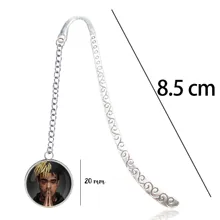 Rip XXXTentacion Закладка хип хоп рэппер кулон плохой логотип Kill Hand Symbol арт, постер, принт для книги Закладка маркер mate