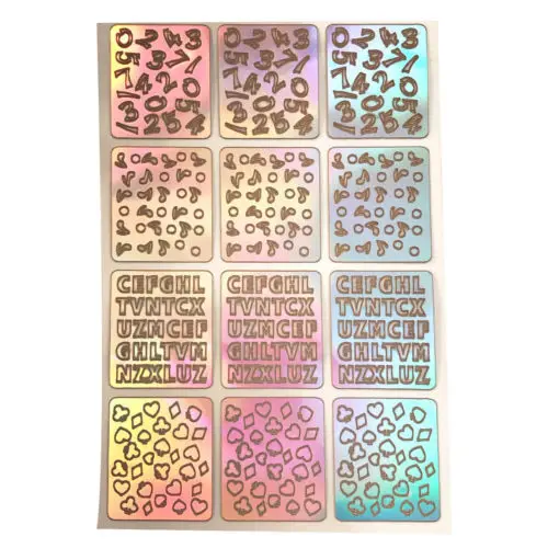 24 листа DIY дизайн ногтей, полый шаблон наклейки многоразовый штамповочный трафарет плесень