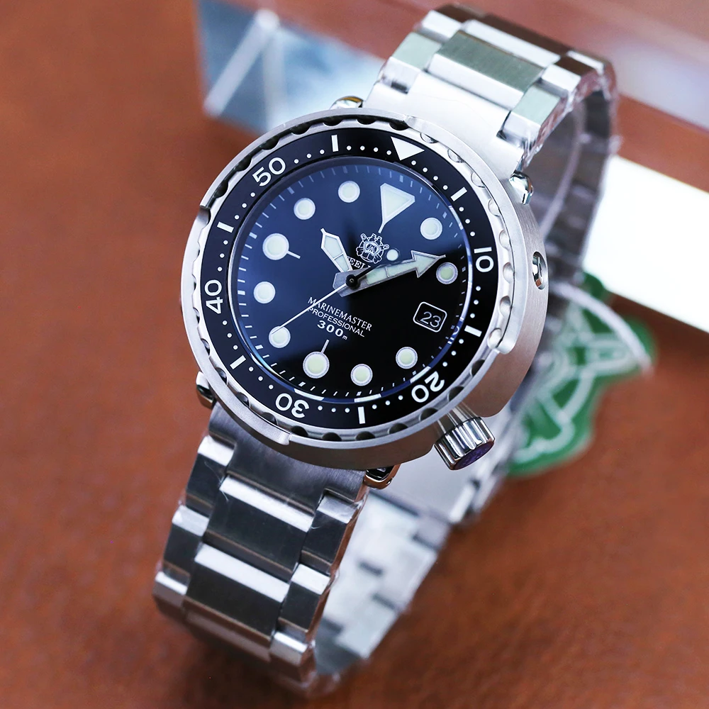 US $131.20 STEELDIVE1975 First Tuna Dive Watch Reengraved Automatic Watch Of Man Mechanical Watch NH35 300M Diver Watches Sapphire Crystal