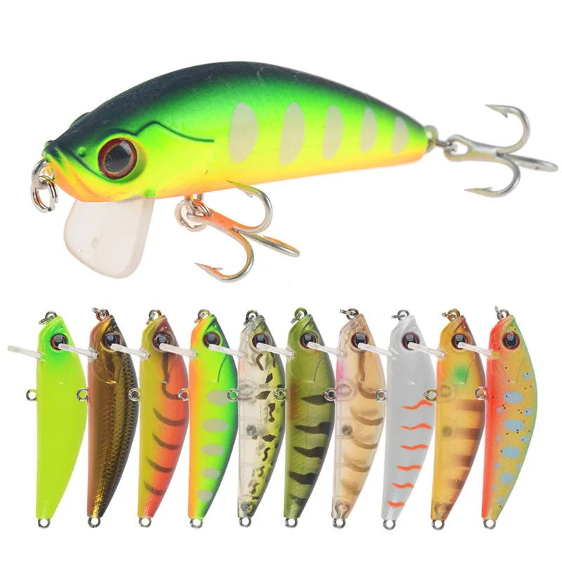 

8# With Sharp Hook Outdoor Pesca10Colors 6.5cm/6.5g Stream Hard Bait Mandarin Fish Bionic Bait Lure Bait 3D Eyes Fishing