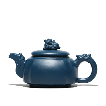 

Handmade purple clay teapot yixing dragon kettle zisha kung fu pot