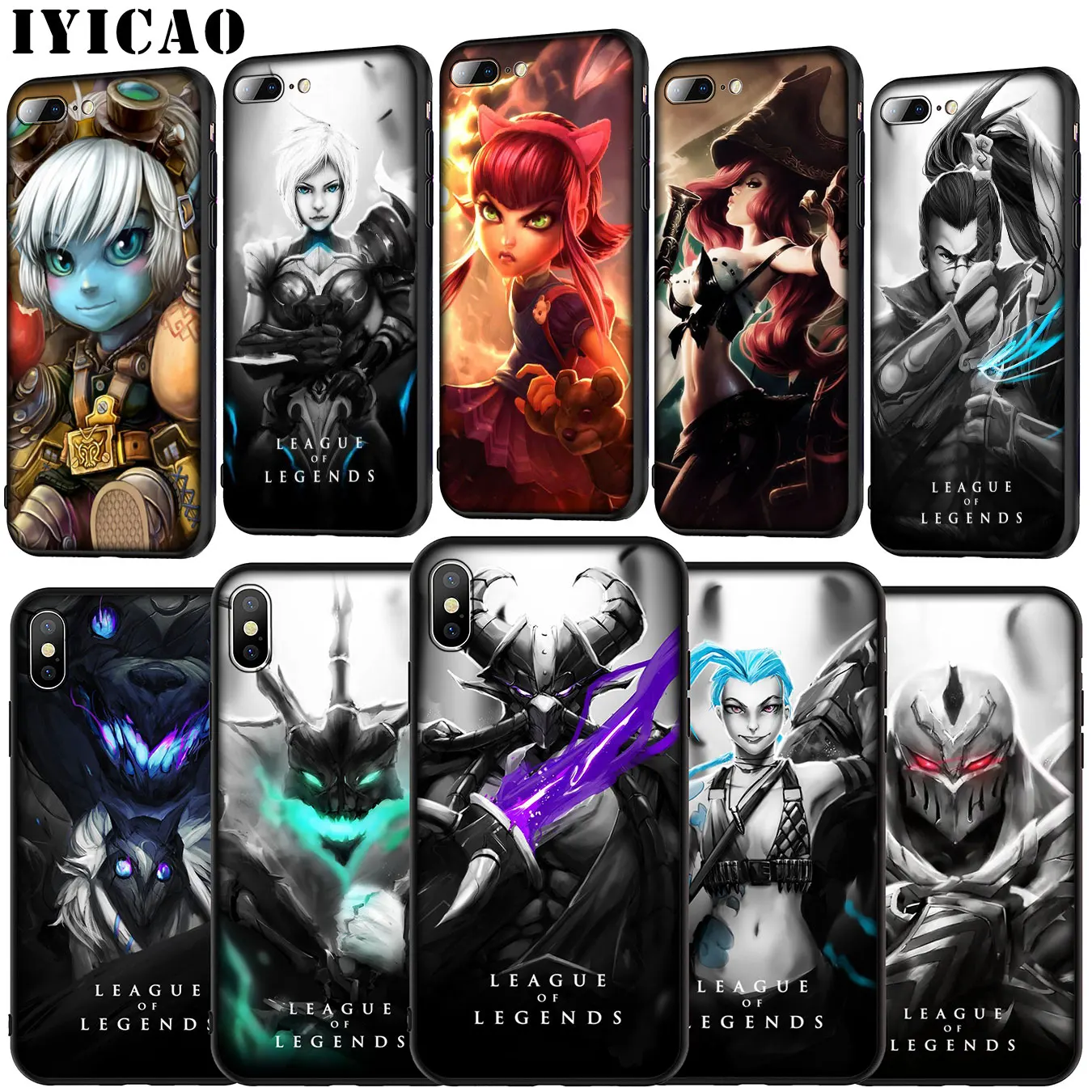 IYICAO lol League of Legends Мягкий силиконовый чехол для Huawei P30 P20 Pro P10 P9 Lite Mini 2017 2016 P Smart Z Plus 2019