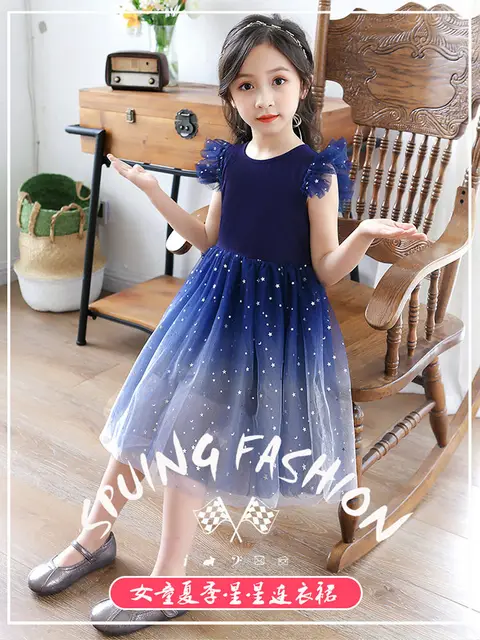 Ropa para Niñas de 3 a 12 años, vestidos de princesa japonesa coreana,  Vestido de manga voladora para niños, vestidos de fiesta de unicornio para  niñas, ropa para niños - AliExpress