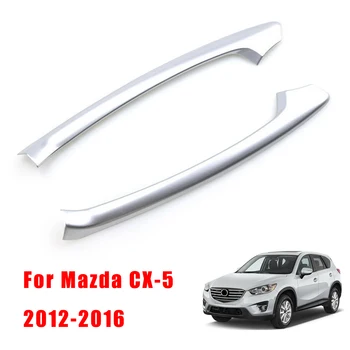

100% Brand New Chrome Interior Door Rear Armrest Cover Trim Strip For Mazda CX-5 CX5 2013-2016 Excellent Material