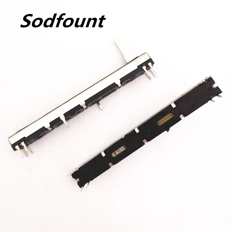 

40pcs EPM8 dual channel mixer fader 75mm A10K (A103) potentiometer 8-pin