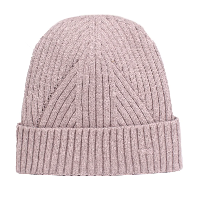 Men Women Skull Cap Beanie Hat Stretch Knit Cuffed Slouchy Winter Beanie Velvet Lining For Snowboard Skiing Skating Caps