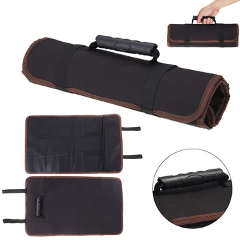 

14 Pockets Chef Knife Bag Roll Bag Carry Case Bag Kitchen Cooking Portable Durable Storage Pockets