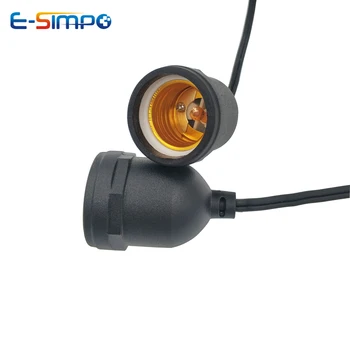 

1pc 10cm E27 Waterproof Holder Base Screw Light Bulb Lamp Socket Flame Retardant Durable Material Safe Non Electric leakage