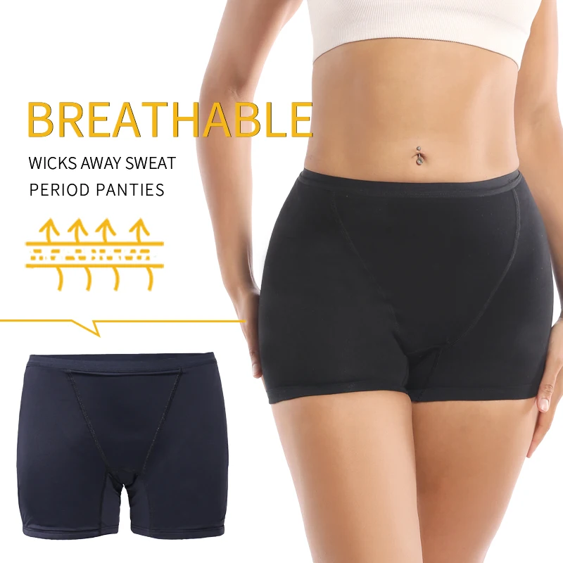 1PCS Breathable Menstrual Panties Sexy Women Underwear 4 Layer Leakproof lingerie Hollow out Mesh Briefts 120ml Absorption Panty 4