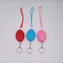 

120dB Egg Shape Multi-Function Self Defense Alarm Key Chain Self-defense Security Protect Alert For Woman Girls Old Man Child