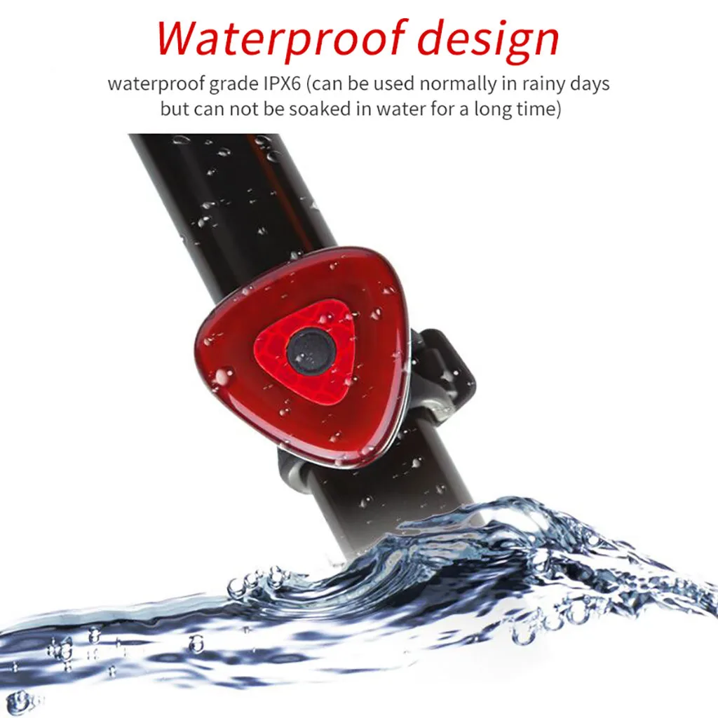 Excellent Safety taillight Bike parts USB Charging Brake Induction Safe riding Waterproof Safety taillight Waterproof Safety taillight #BZ 42 Excellent Safety taillight Bike parts USB Charging Brake Induction Safe riding Waterproof Safety taillight Waterproof Safety taillight #BZ 42