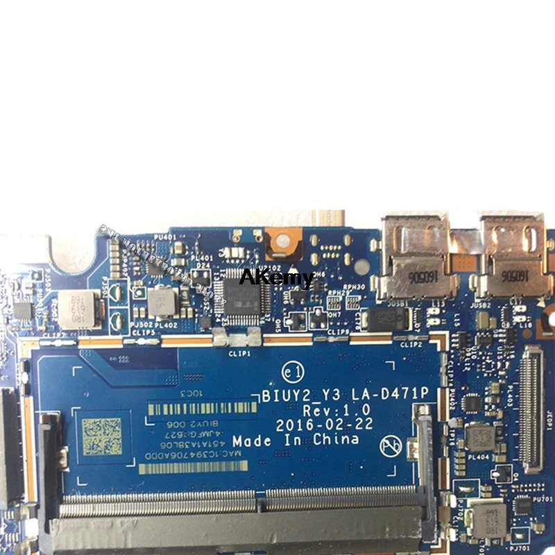 МБ 5B20M14177 для lenovo 710-14ISK Материнская плата ноутбука BYUY2_Y3 LA-D471P SR2ZU I5-7200U N16S-GTR-S-A2 DDR4 тестирование