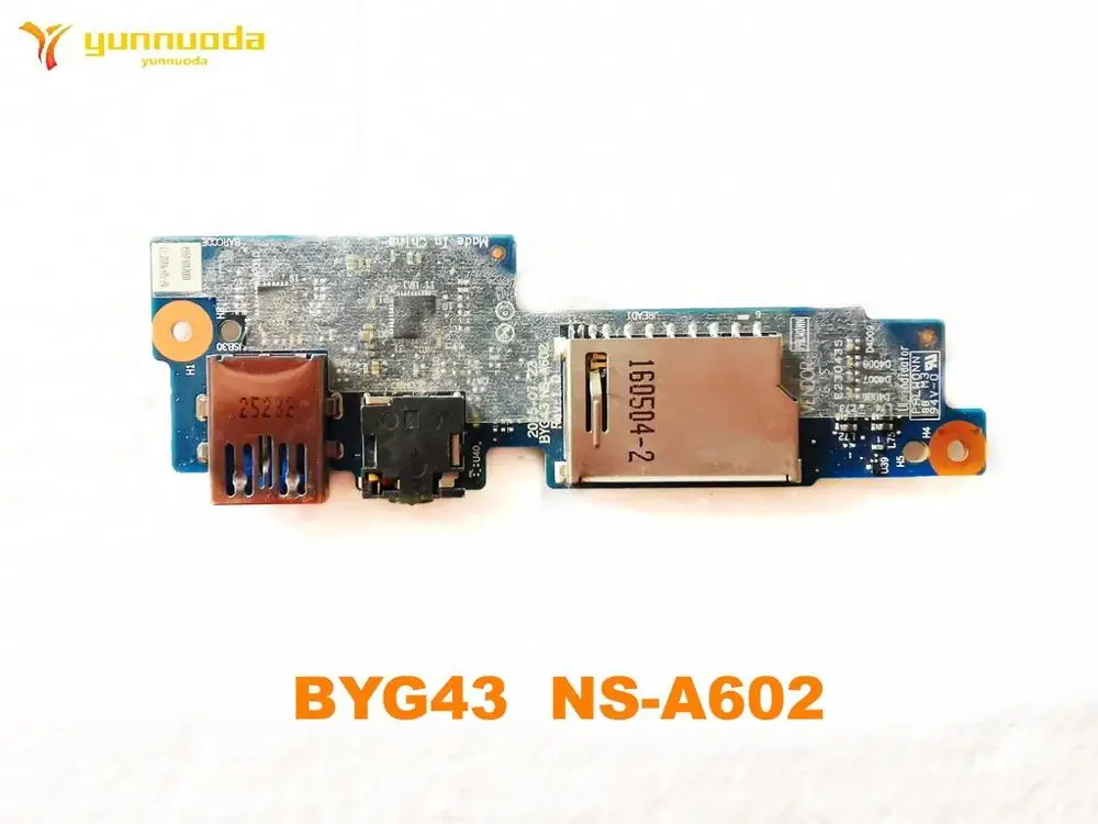 

Внешний слот для Lenovo Yoga 700-14ISK USB 3,0, считыватель аудио-карт, плата ввода-вывода BYG43, протестирована хорошо