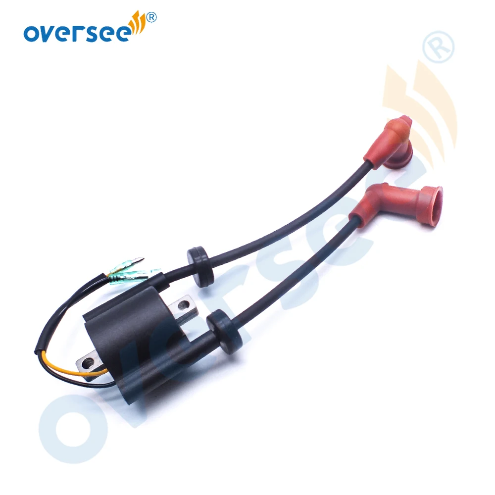 6b485570 Ignition Coil For Yamaha Outboard Motor 2t 9.9d 15d 6b3 6b4