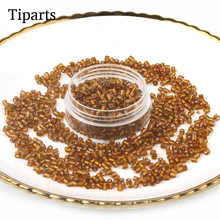 

430pcs/lot 2.5mm Mix Color Czech Glass Seed Spacer Beads Silverline Crystal Hole Beads For Kids Jewelry DIY Making Accessorie