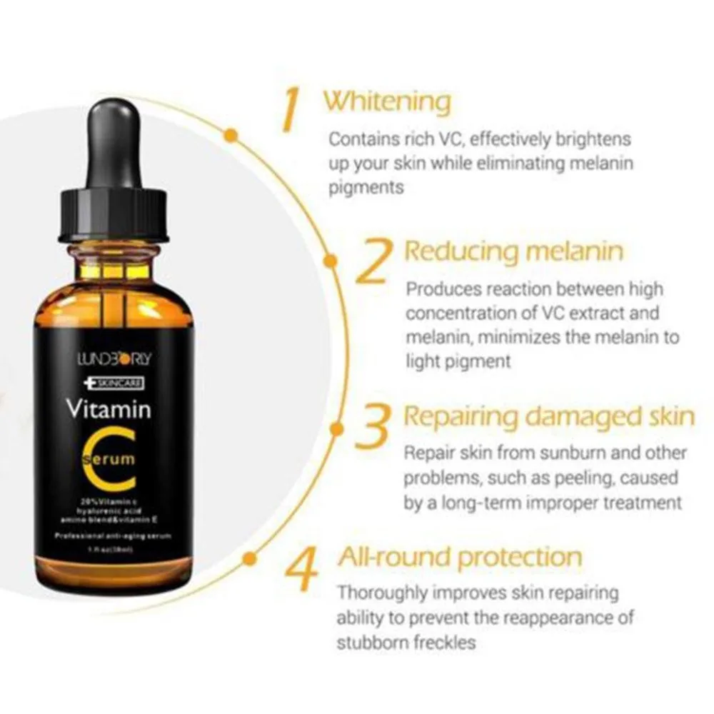 Face Serum Vitamin C vitamin E Vitamin C Moisturizing Skin Skin Lifting Care Whitening Tight anti-Wrinkle O3J3 Face Serum Vitamin C vitamin E Vitamin C Moisturizing Skin Skin Lifting Care Whitening Tight anti-Wrinkle O3J3