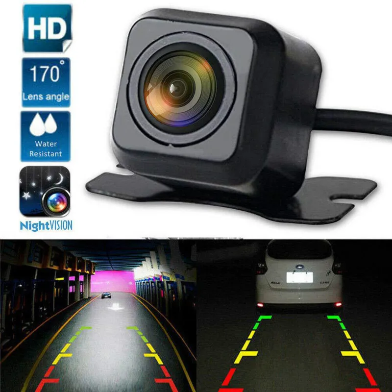 720P 12V 5W Универсальный Full HD экран Dash камера заднего вида Автомобильная камера ночного видения 24H монитор парковки Dashcam