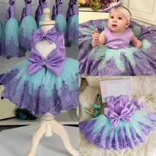 Для девочек кружевное платье с цветочным рисунком платье жемчужного цвета для маленьких День рождения принцессы нарядное бальное платье для маленьких девочек, с цветами платье для крещения 5T