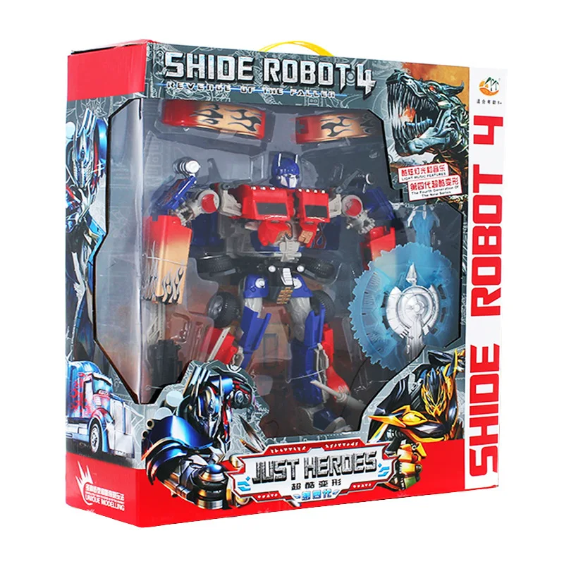 

Fifth Generation Large Size Transformation Toy Jingang Robot Optimus Prime Bumblebee Model CHILDREN'S Toy 3-7-Year-Old