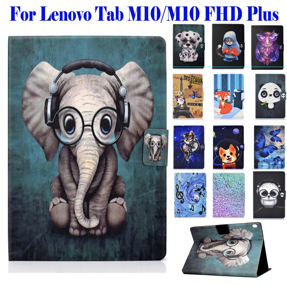 Флип чехол для Lenovo Tab M 10 M10 FHD Plus планшета TB X605F L/X кожаный из искусственной кожи