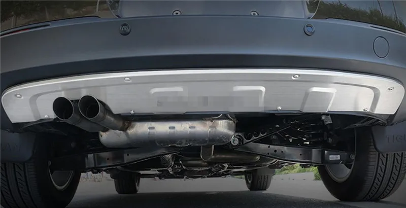 

Stainless Steel Rear Bumper Diffuser Bumpers Lip Protector Guard Skid Plate Fit For Volkswagen Tiguan MK1 2013 2014 2015
