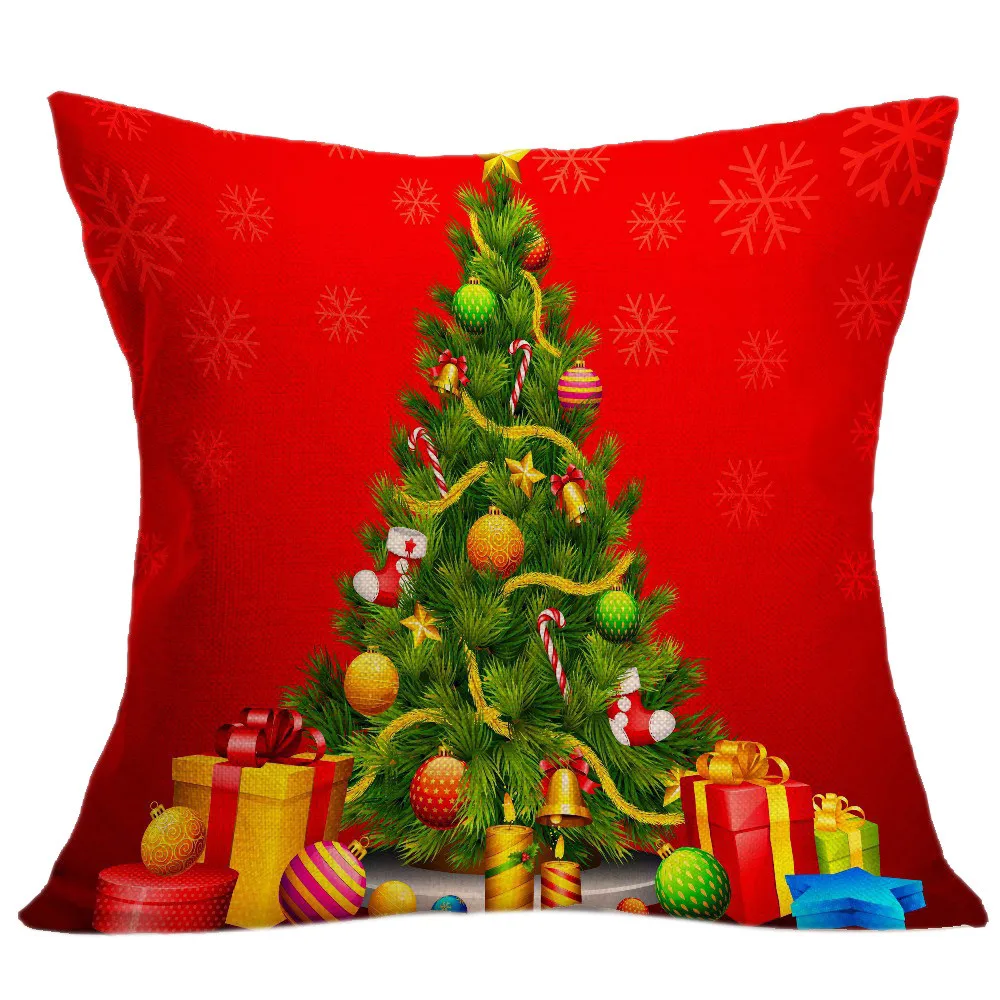 

Christmas decoration cushion cover Pineapple Leaf Yellow Pillow Case Sofa Car Waist Throw Cushion Cover Home Decor kussenhoes 95