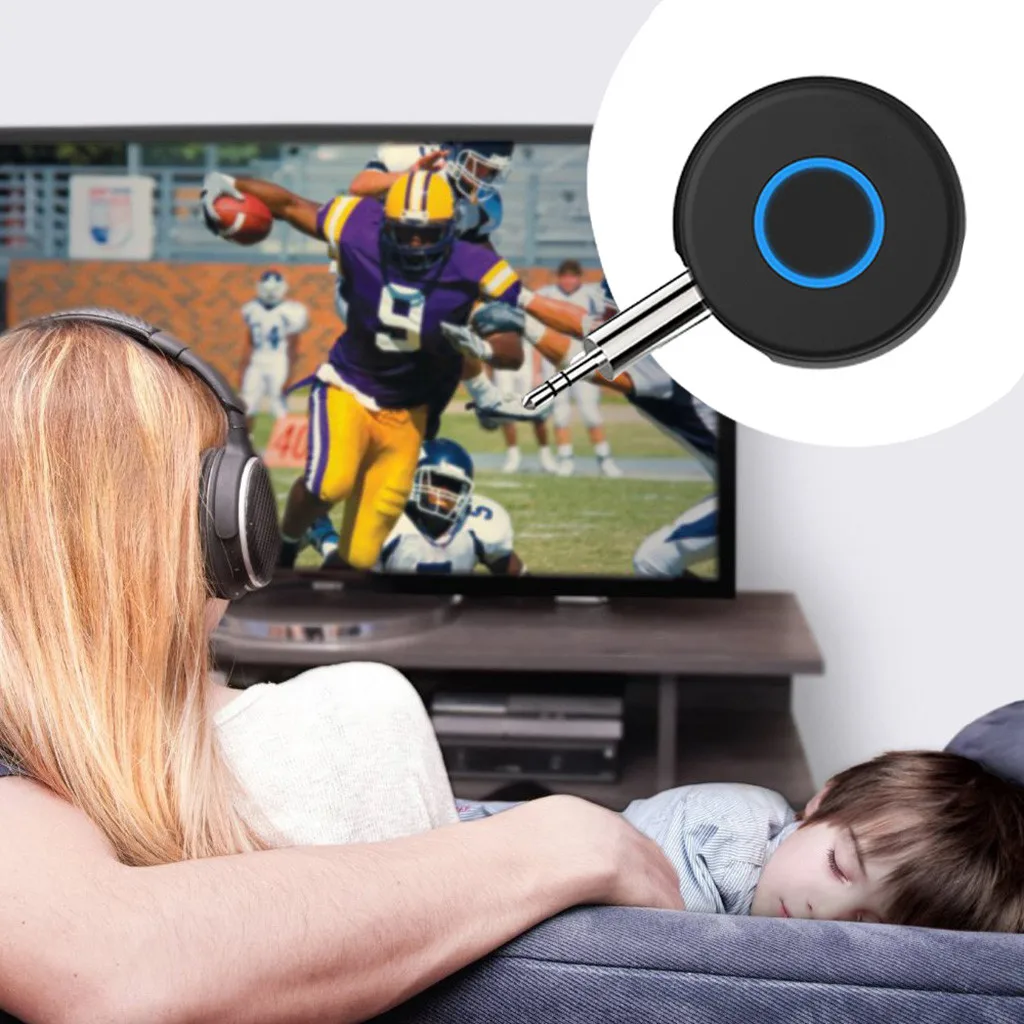 Мини беспроводной Bluetooth приемник 3,5 мм HIFI аудио стерео передатчик адаптер