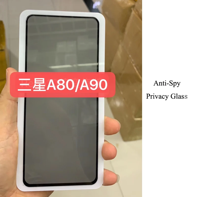 10pcs/lot For Samsung Galaxy A10 A30 A40 A50 A70 A60 A20 A80 Anti-peeping Privacy Glass M10 M20 M30 Screen Protector | Мобильные