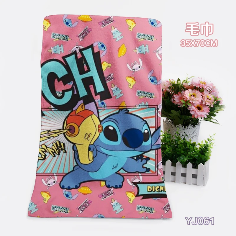 see chart 1 шт. синий Стич модное индивидуальное аниме банное полотенце s носовой платок мягкое полотенце для лица мультфильм мочалка унисекс Новинка - Цвет: see chart
