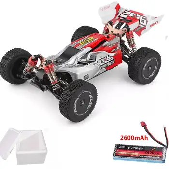 

Wltoys 144001 1/14 2.4G 4WD High Speed Racing RC Car Vehicle Models 60km/h upgrade battery 7.4V 2600mAh