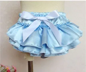 Baby Girl Ruffle Bloomers Diaper Covers Baby Shorts Satin Panties Newborn Photography Props Toddler Bloomers 13 Colors (5)