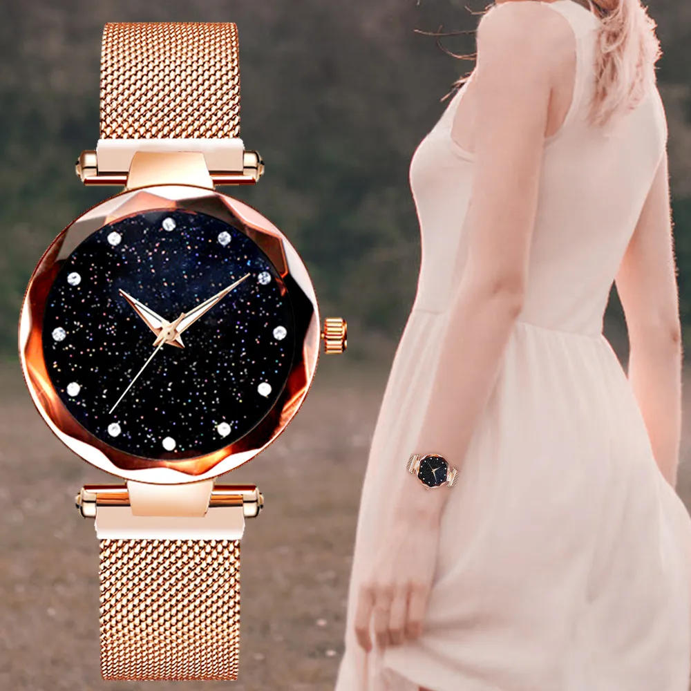 

Woman Watch Luxury Watch Magnetic Band Women Christmas Quartz Wristwatch Diamond Watches Orologio Donna Reloj Mujer Montre Femme