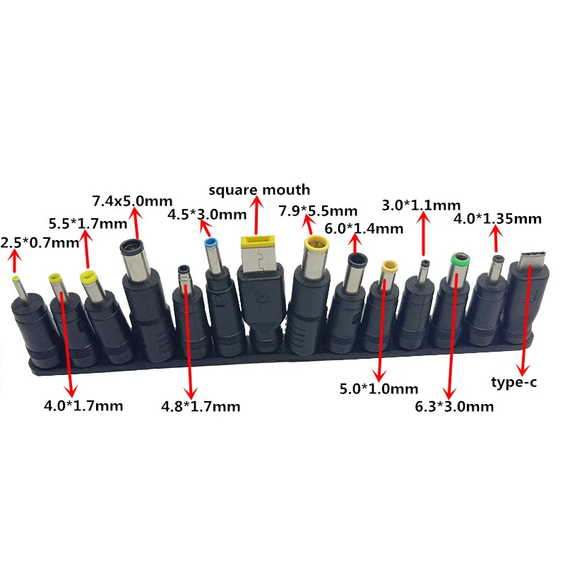 USB 5V 2A type-c вилки регулируемые 120W AC в DC 12V 15V 16V 18V 19V 22V 24V Универсальный адаптер питания adaptador зарядное устройство