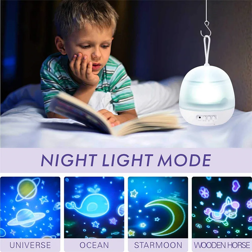 Планетарный Ночной светильник, домашний проектор, вращающаяся звезда, Лампа для проектора, для ребенка, для сна, романтичный, красочный, светодиодный, USB светильник, портативный