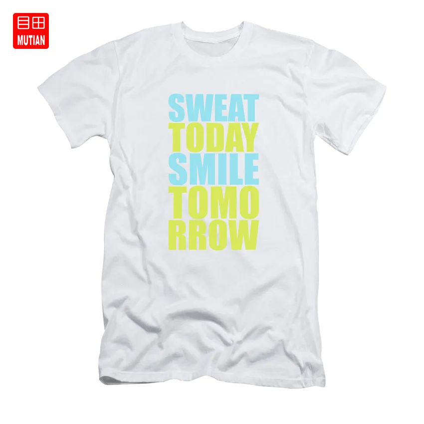 Sweat Today Smile Tomorrow Motivational 