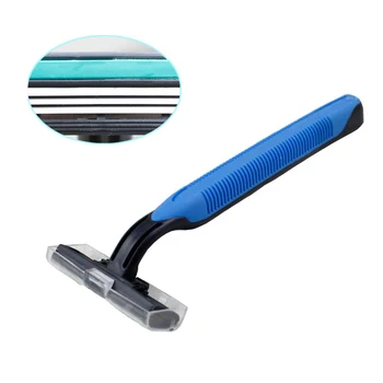 

5pcs/set Unisex Blue Manual Razor Lady Shaver Razor Leg Hair Armpit Hair Remover Female Shaver