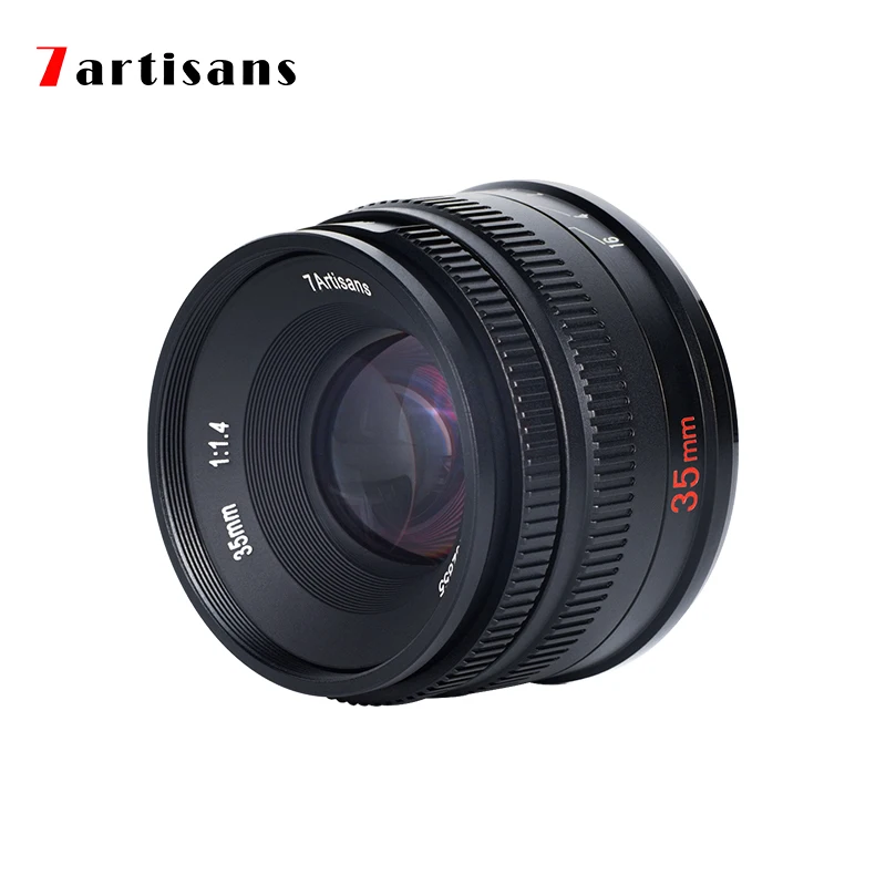 Objectif 7artisans AF 50 Mm F1.8 FE STM Pour Appareils Photo Sans Miroir Sony E Séries A6000 A7 Et NEX, Plein Format, Grande Ouverture, Prend En